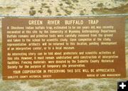 Information Sign. Photo by Museum of the Mountain Man, Paul Allen Collection.