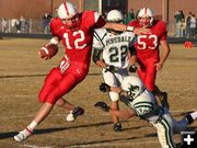 Big Piney Touchdown. Photo by Pinedale Online.