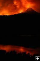 Lander Peak wild fire. Photo by Clint Gilchrist, Pinedale Online.