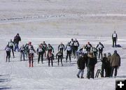 Girls Start. Photo by Dawn Ballou, Pinedale Online.