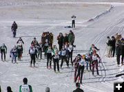 Girls Relay. Photo by Dawn Ballou, Pinedale Online.