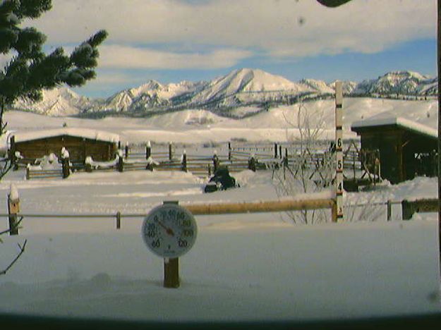 Deep Snow. Photo by Bondurant Webcam.