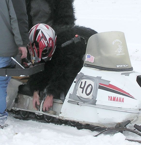 Duct Tape Seat Fix. Photo by Pinedale Online.