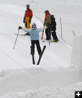 Jane Thompson Jump. Photo by Clint Gilchrist, Pinedale Online.