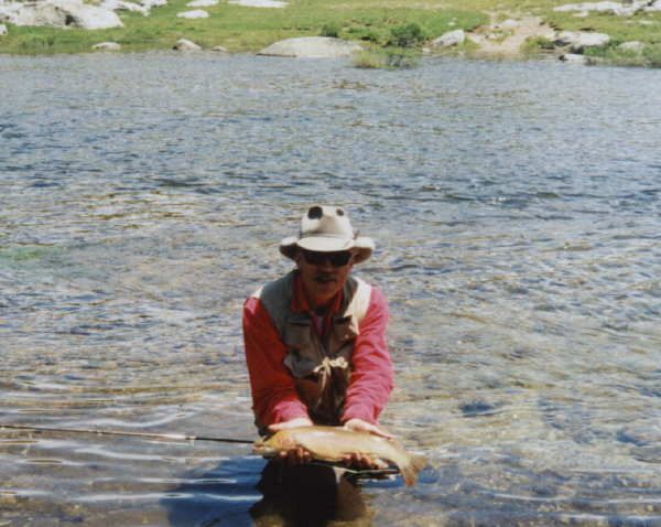 Wilderness Fishing. Photo by Bridger Wilderness Outfitters.