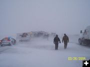 I-80 Crash. Photo by Wyoming Highway Patrol.