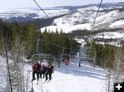 Beautiful Lift View. Photo by Dawn Ballou, Pinedale Online.