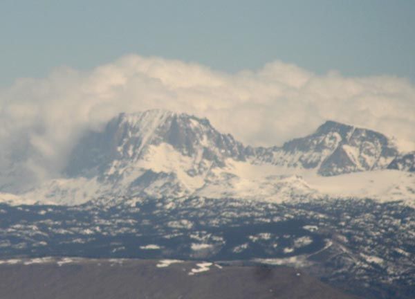 Fremont Peak Storm. Photo by Pinedale Online.