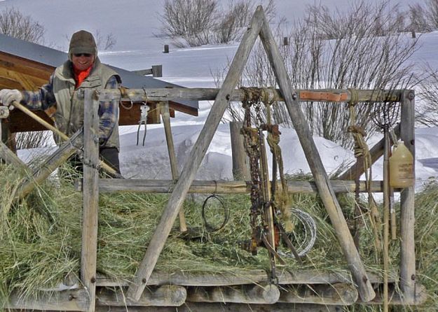 Hay Rack Tool Bar. Photo by Barbara Ellwood.