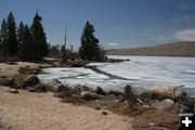 Fremont Lake Break-up. Photo by Clint Gilchrist, Pinedale Online.