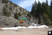 Half Moon Lake Trailhead. Photo by Clint Gilchrist, Pinedale Online.