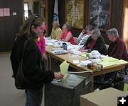 Election Day. Photo by Dawn Ballou, Pinedale Online.