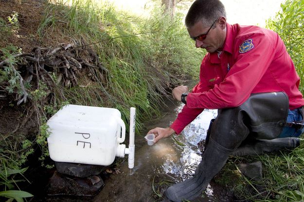 Drip Station. Photo by Wyoming Game & Fish.