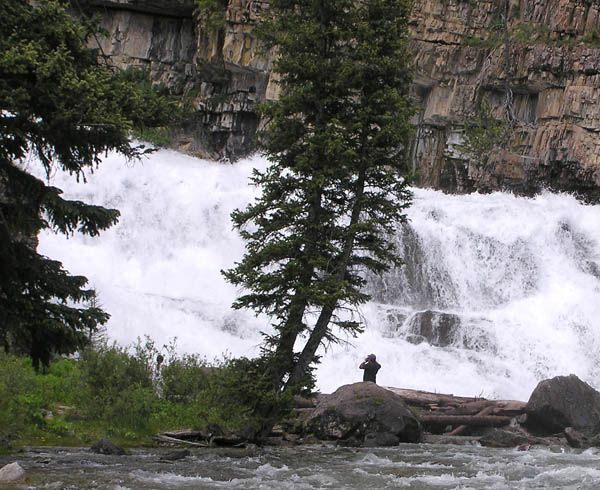 Granite Creek Falls. Photo by Dawn Ballou, Pinedale Online.