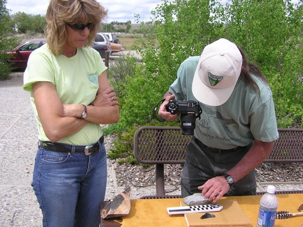 Margies artifacts. Photo by Dawn Ballou, Pinedale Online.