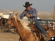 Determined Heeler. Photo by Clint Gilchrist, Pinedale Online.