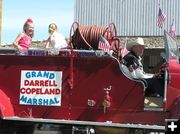 Grand Marshal Darrell Copeland. Photo by Dawn Ballou, Pinedale Online.