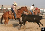 Heeling. Photo by Clint Gilchrist, Pinedale Online.