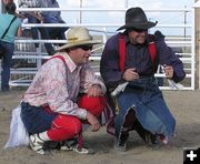 Rodeo Clowns. Photo by Dawn Ballou, Pinedale Online.