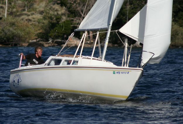 Sailing. Photo by Clint Gilchrist, Pinedale Online.