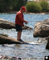 Fisherman. Photo by Clint Gilchrist, Pinedale Online.