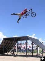 Superman. Photo by Clint Gilchrist, Pinedale Online.