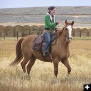 Gina's Ride. Photo by Dawn Ballou, Pinedale Online.