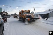 Snowplow. Photo by Clint Gilchrist, Pinedale Online!.