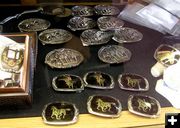 Western Belt Buckles. Photo by Dawn Ballou, Pinedale Online!.