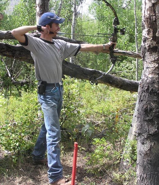 3-D Archery Shoot. Photo by Dawn Ballou, Pinedale Online.