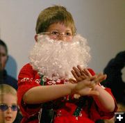 Santa-Brenden Lloyd. Photo by Pam McCulloch, Pinedale Online.