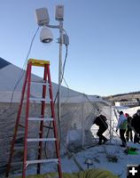Video Cameras. Photo by Dawn Ballou, Pinedale Online.