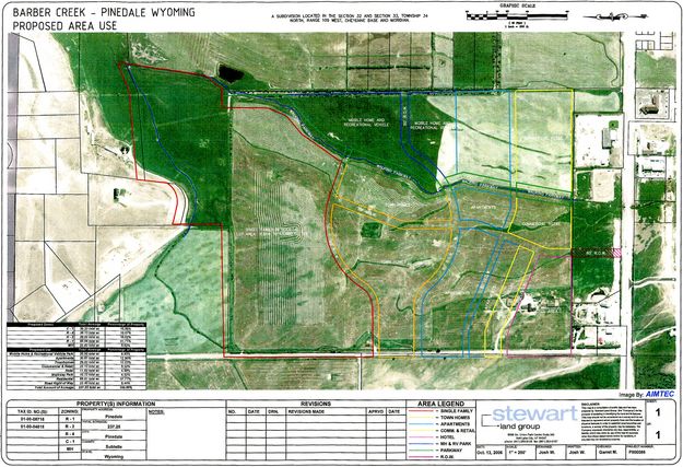 Proposed Barber Subdivision. Photo by Stewart Land Group.