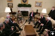 Mike Enzi at the White House. Photo by White House photo.