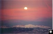 Moon Rise over the Winds. Photo by Scott Almdale.