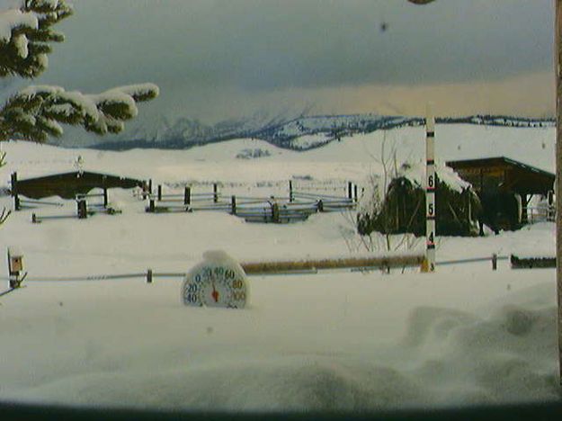 Snowy Haystack. Photo by Bondurant Webcam.