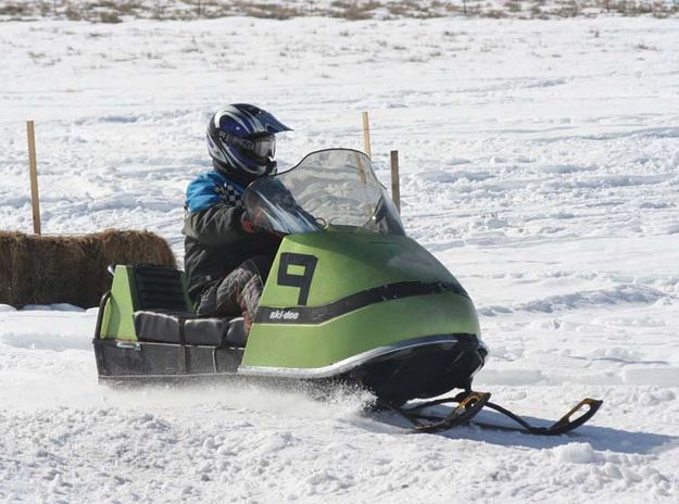 Sled 9. Photo by Clint Gilchrist, Pinedale Online.