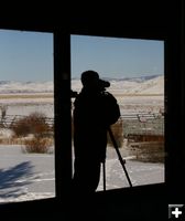 Elk Viewing Telescope. Photo by Pam McCulloch, Pinedale Online.