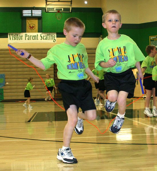 Double Jump. Photo by Pam McCulloch, Pinedale Online.