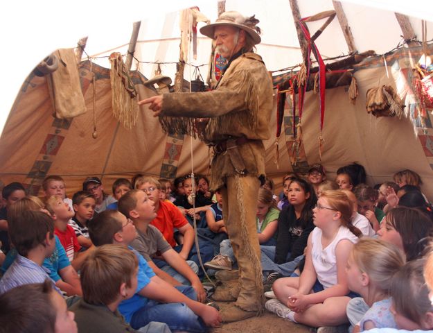 Indian Tipi. Photo by Clint Gilchrist, Pinedale Online.