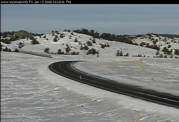 WYDOT South Pass webcam. Photo by WYDOT.