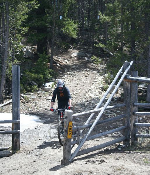 Jason Back Trail Biking. Photo by Meghan Delmore.