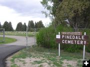 Pinedale Cemetery. Photo by Dawn Ballou, Pinedale Online.