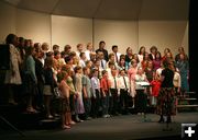 Middle School Choir. Photo by Pam McCulloch.