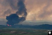 Black smoke. Photo by Dawn Ballou, Pinedale Online.