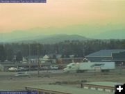Tuesday Sunset in Pinedale. Photo by Pinedale Webcam.