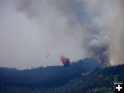 Retardant Drop. Photo by Allene Dana.