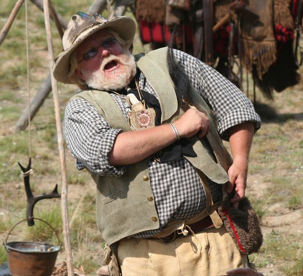 Buffalo Tail Pouch. Photo by Clint Gilchrist, Pinedale Online.