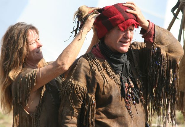 Gun Scabbard Hat. Photo by Clint Gilchrist, Pinedale Online.