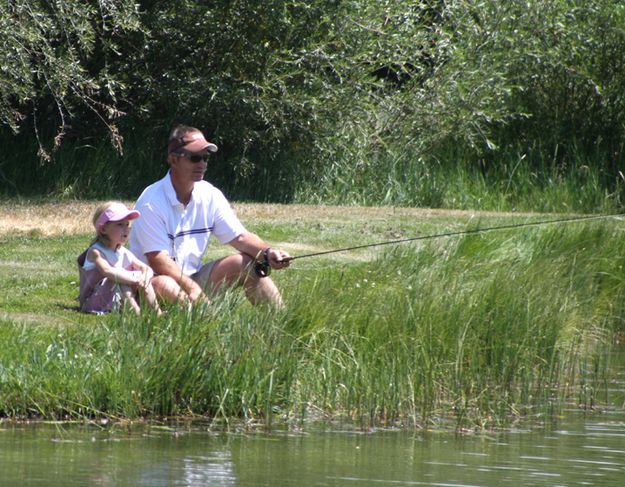 Fly Fishing. Photo by Pam McCulloch.